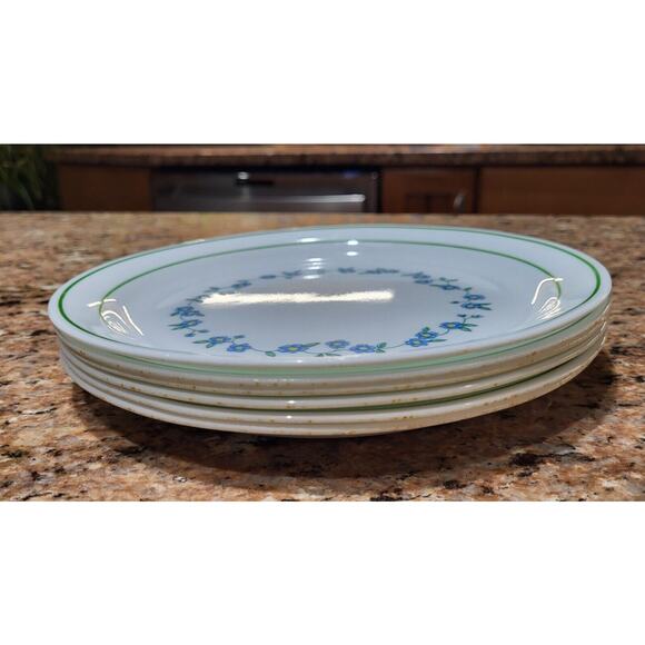 Vintage Corelle Original Forget Me Not Lunch / Salad Plates 8 5/8" (Set of 6) - Picture 7 of 12